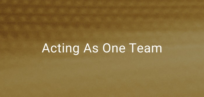 Acting as One Team - Category Page