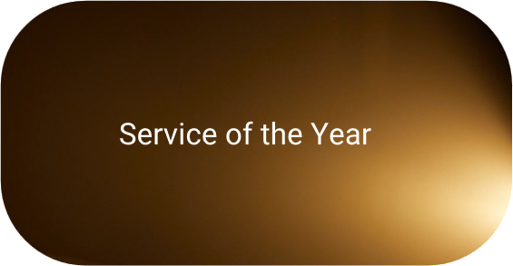 Service of the Year award-banner